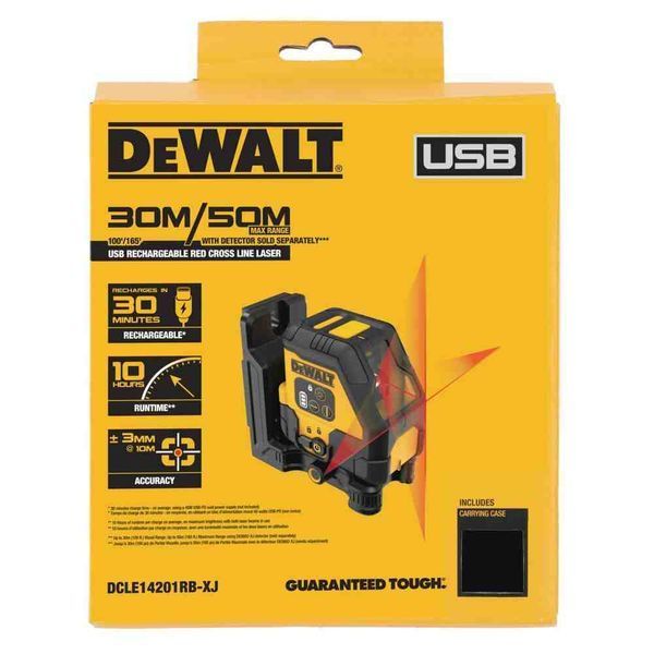 Лазерный линейный уровень DeWALT DCLE14201RB dcle14201rb фото