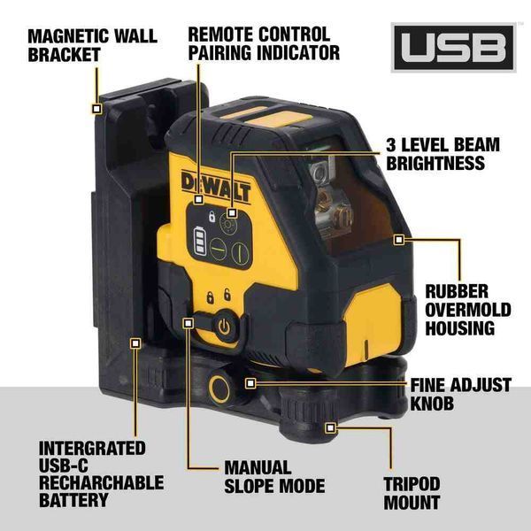Лазерный линейный уровень DeWALT DCLE14201RB dcle14201rb фото