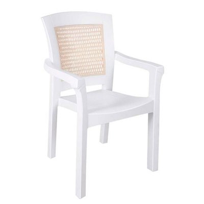 Крісло Irak Plastik Side біле 00-00004616 фото