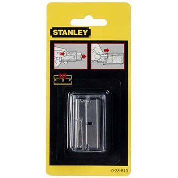 Запасное лезвие длиной 40 мм для скребка по стеклам 0-28-500, 10 штук STANLEY 0-28-510. 0-28-510 фото