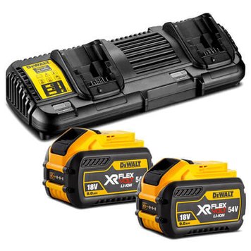 Зарядний пристрій DeWalt DCB132X2 + 2 акумулятори DCB132X2 фото