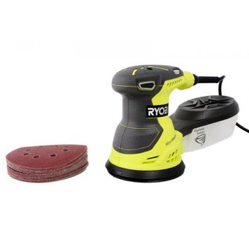 Шлифмашина эксцентриковая Ryobi ROS300A 5133001142 фото