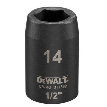 Головка торцевая ударная короткая IMPACT DeWALT DT7532 dt7532 фото