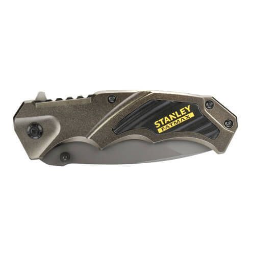 Складной нож FatMax с длиной лезвия 80 мм и формой заточки полусеррейтор STANLEY FMHT0-10311. fmht0-10311 фото