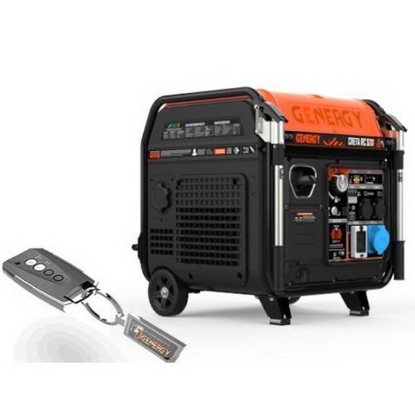 Генератор бензиновый инверторный GENERGY CRETA SILENT RC 7,5 кВт 240072090 фото