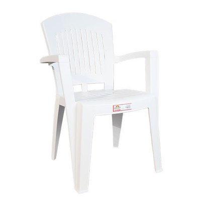 Кресло Irak Plastik Aspendos белое 4607 фото