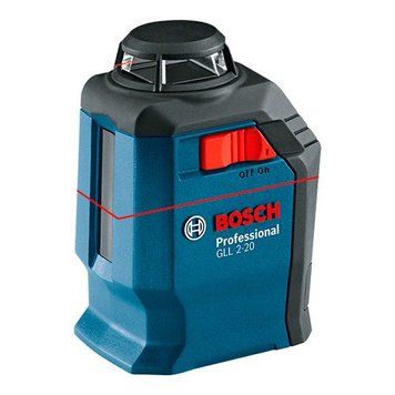 Лазерний нівелір Bosch GLL 2-20 +BM3+кейс 0601063J00 фото