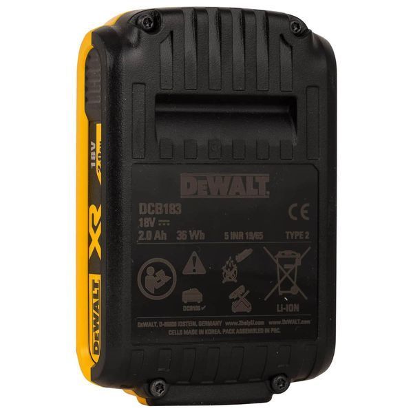 Аккумулятор DeWalt DCB183 DCB183 фото