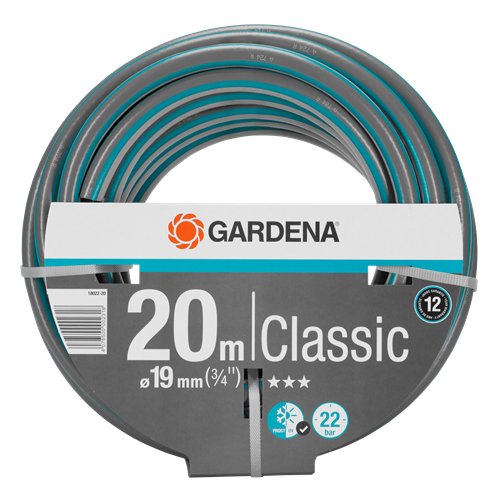 Шланг садовый Gardena Gardena Classic 20 м, 19 мм 18022-20.000.00 фото