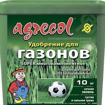 Добриво Agrecol для газонів супер багатокомпонентне 10 кг. 30241 фото