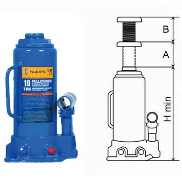 Домкрат підкатний Haklift 160P 160P фото