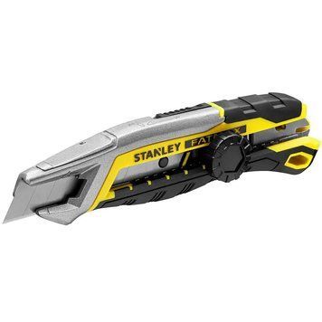 Нож FatMax Integrated Snap Knife длиной 165 мм с лезвием шириной 18 мм с отламывающимися сегментами STANLEY FMHT10592-0. fmht10592-0 фото