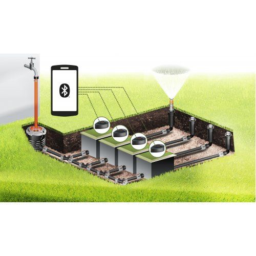 Клапан ирригационный GARDENA 9 V Bluetooth® 01285-29.000.00 фото