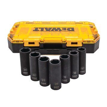 Набор головок 1/2, 7 предметов DeWALT DWMT74737-0 dwmt74737-0 фото