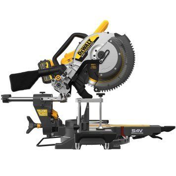 Аккумуляторная торцовочная пила DeWALT DCS781X2 без щеток. dcs781x2 фото