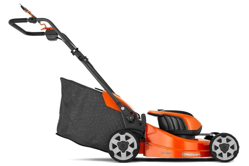 Газонокосилка Husqvarna LC 142I кот (АКБ + ЗП) 970 54 18-04 фото
