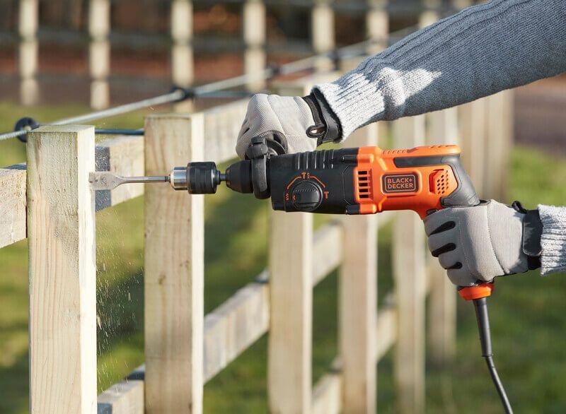 Сетевой перфоратор SDS-Plus BLACK+DECKER BEHS01 behs01 фото