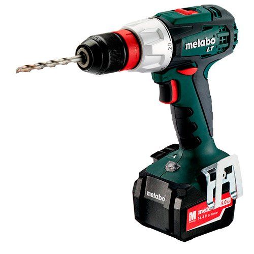 Аккумуляторная дрель-шуруповерт Metabo BS 14.4 LT Quick (Li-Ion 4 Ач.) 602101500 фото