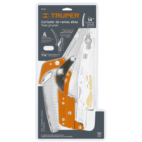 TRUPER TR-82 Сучкоріз штанговий з пилкою 360мм 32мм 53HRc TR-82 фото