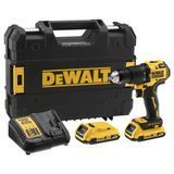 Дриль-шурупокрут акумуляторний безщітковий ударний DeWALT DCD709D2T dcd709d2t фото