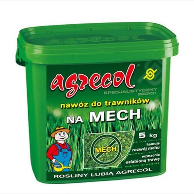 Удобрение Agrecol для газонов и борьбы со мхом 5 кг 30235 фото