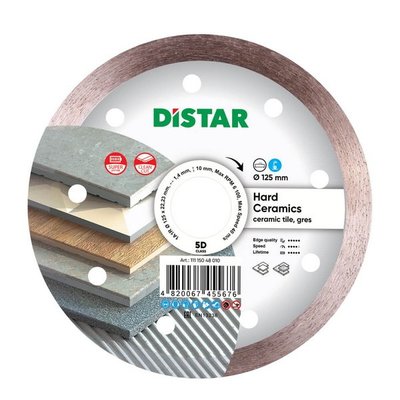 Алмазный диск DiStar 1A1R 125x1,4/1,0x10x22,23 Hard ceramics 11115048010 фото
