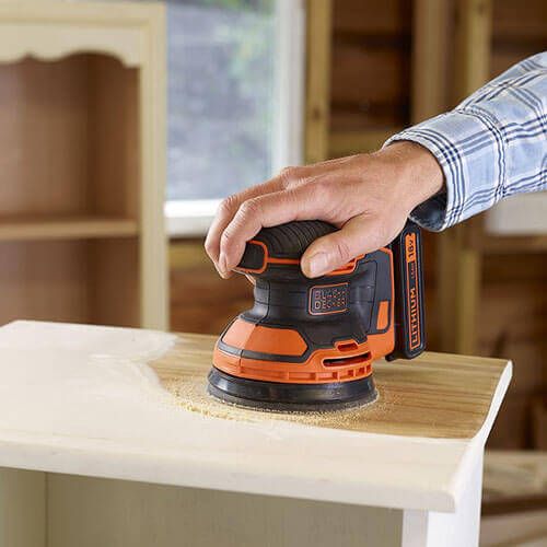 Ексцентрикова шліфувальна машина акумуляторна Black&Decker BDCROS18 BDCROS18 фото