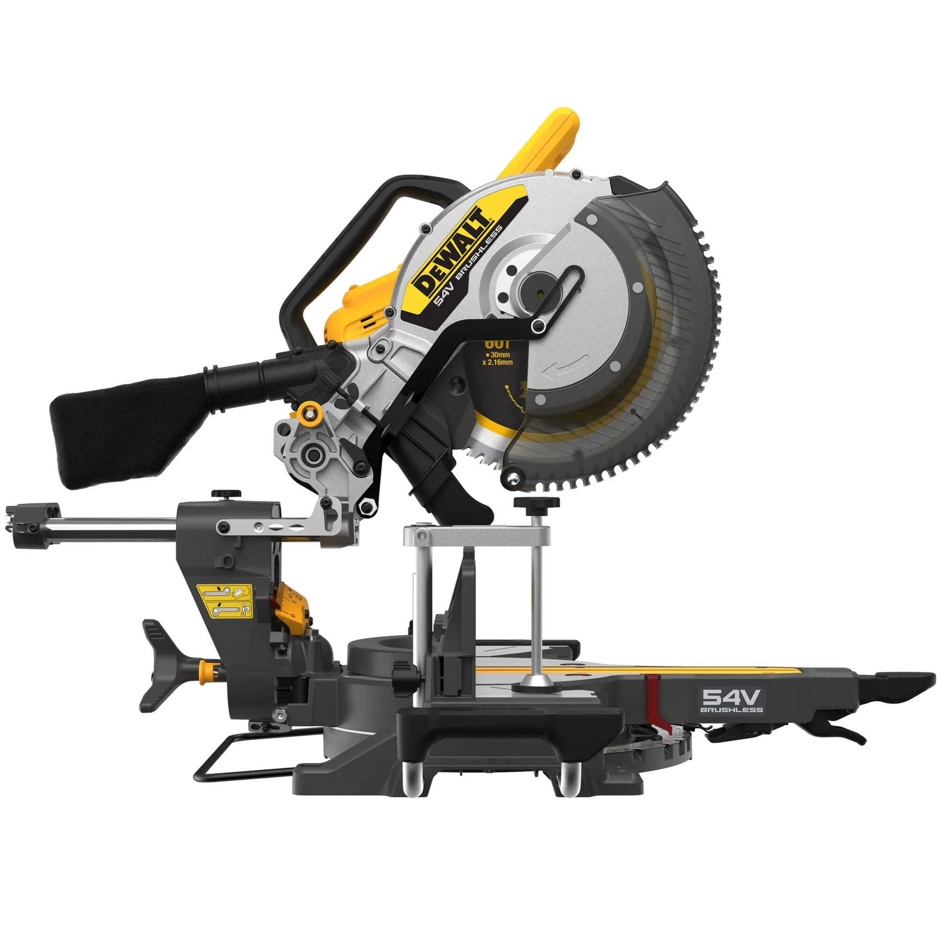 Аккумуляторная торцовочная пила DeWALT DCS781N без щеток.