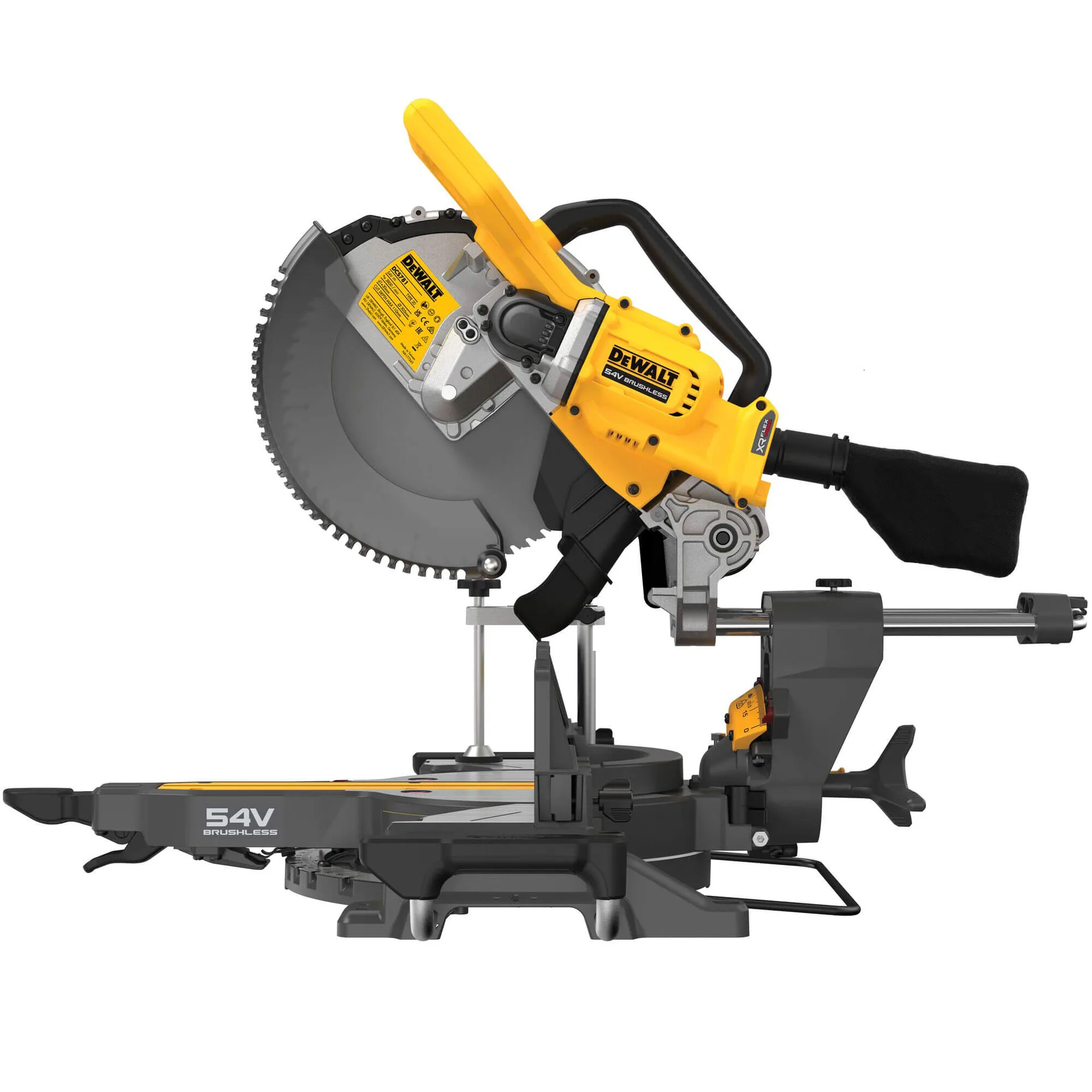 Аккумуляторная торцовочная пила DeWALT DCS781N без щеток.