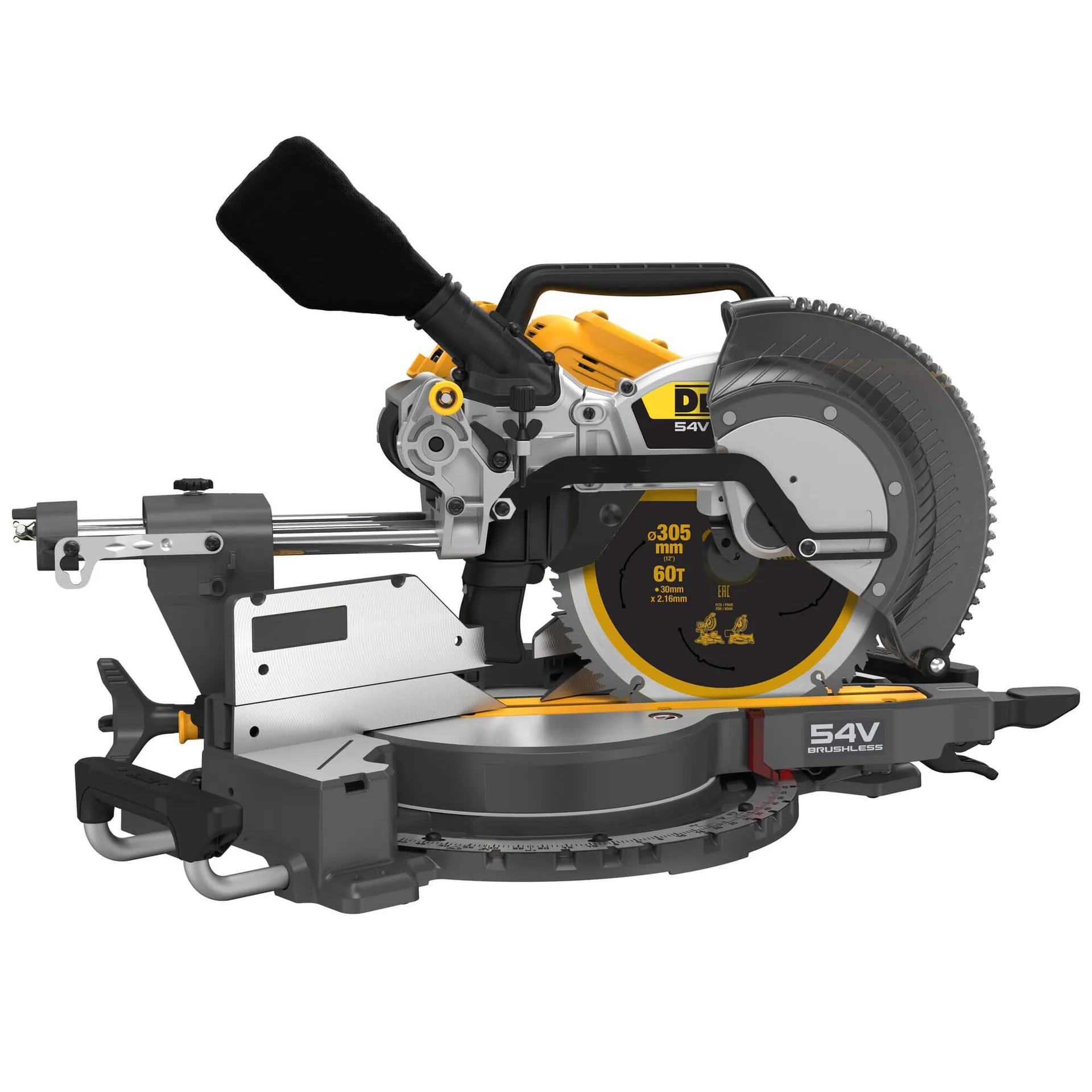 Аккумуляторная торцовочная пила DeWALT DCS781N без щеток.