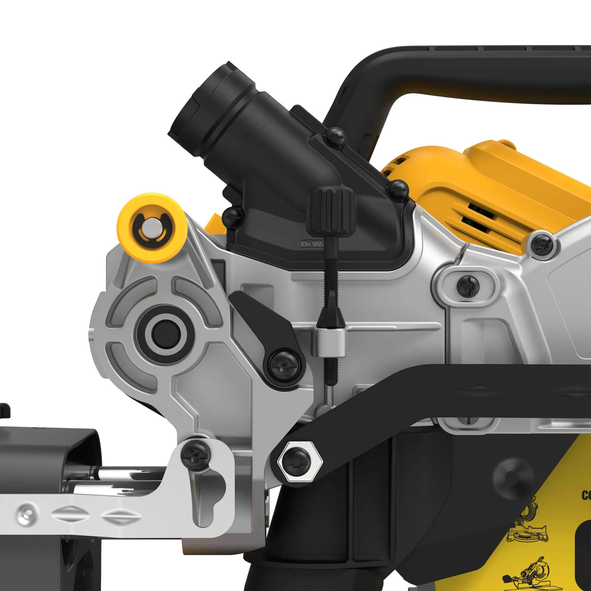 Аккумуляторная торцовочная пила DeWALT DCS781N без щеток.