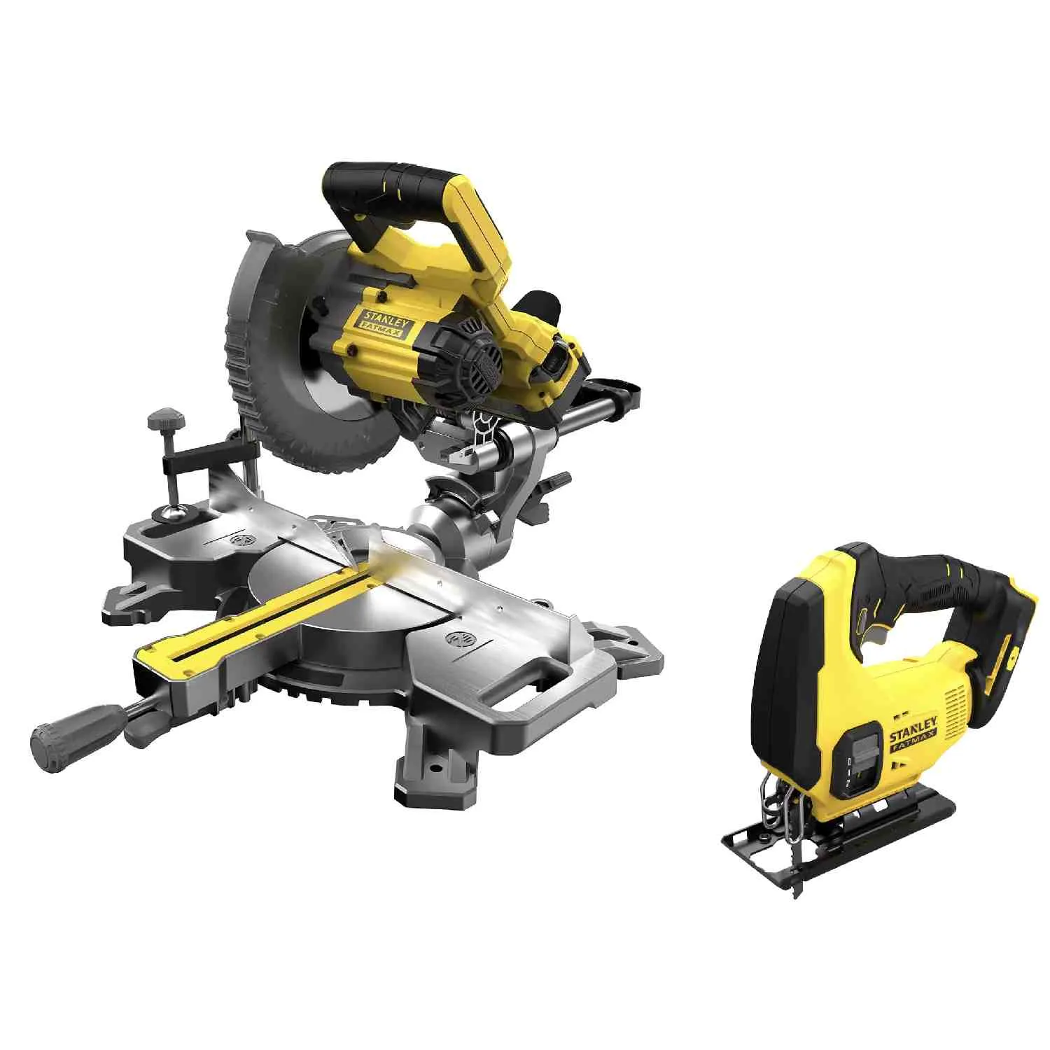 Аккумуляторная торцовочная пила STANLEY FATMAX SFMCS701M1+SFMCS600B
