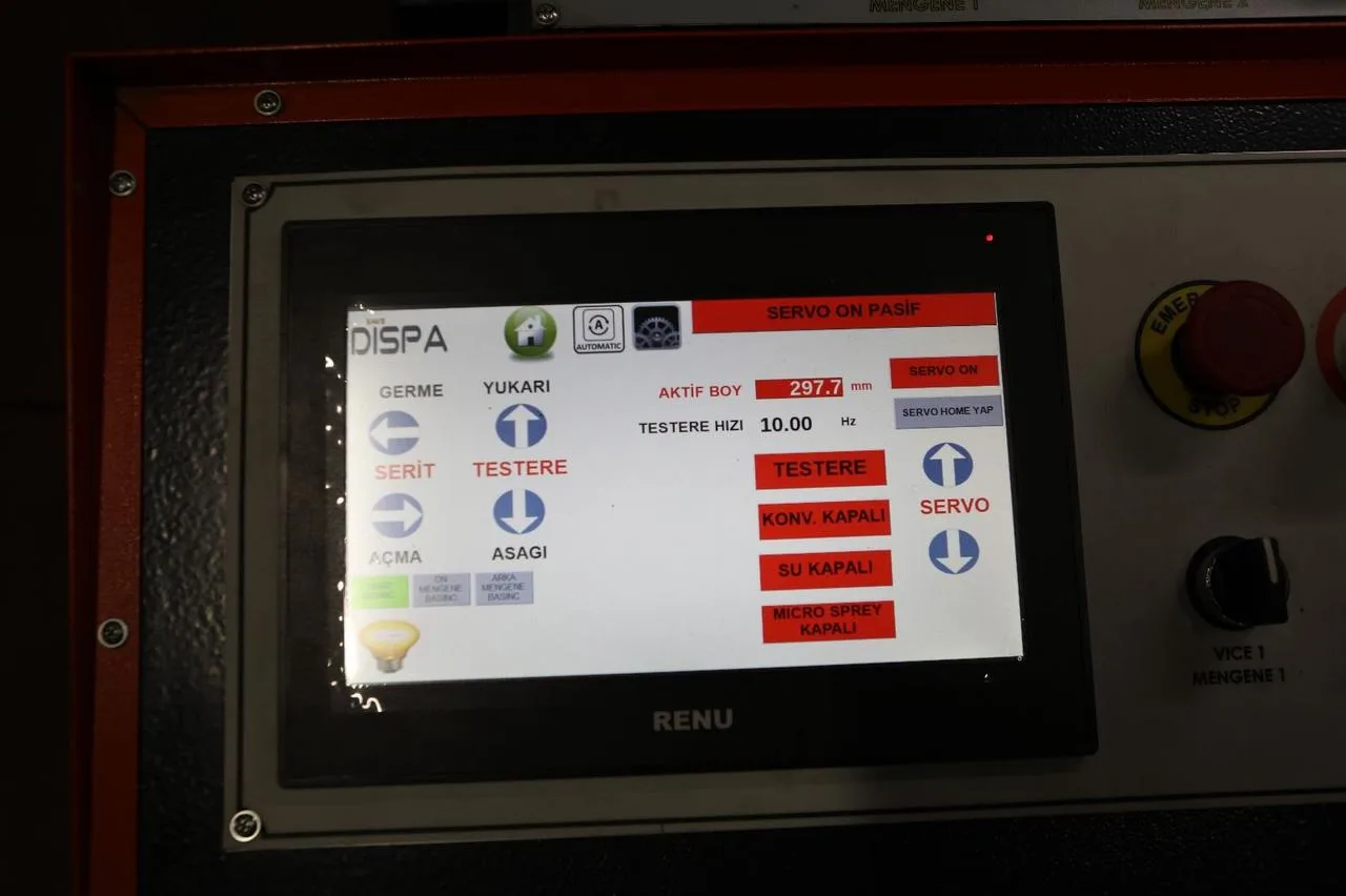Автоматическая двухколонная ленточная пилка DISPA MAKINA D-SP 350