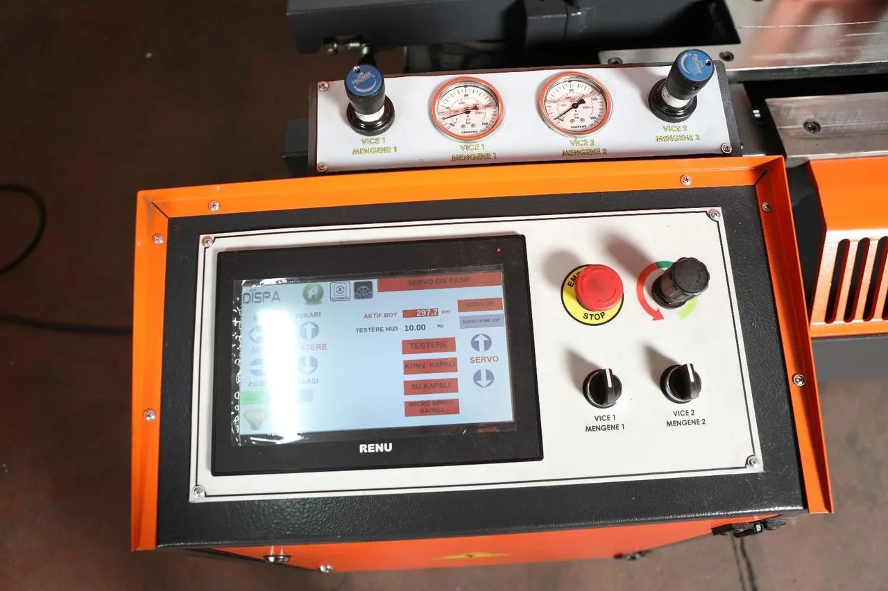 Автоматическая двухколонная ленточная пилка DISPA MAKINA D-SP 450