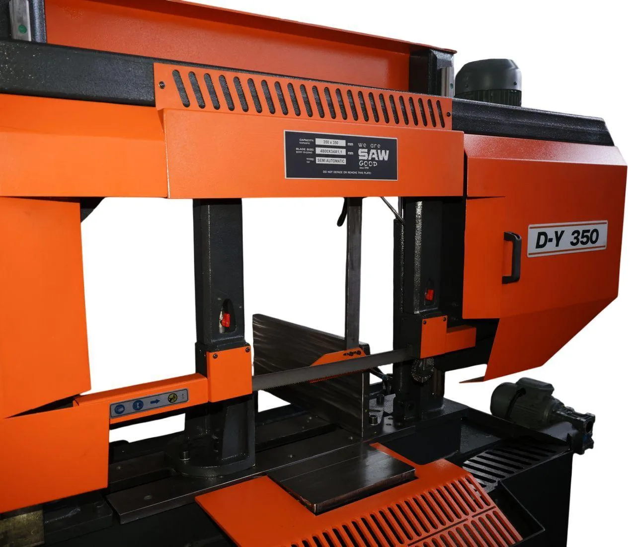 Полуавтоматическая двухколонная ленточная пилка DISPA MAKINA D-Y 350