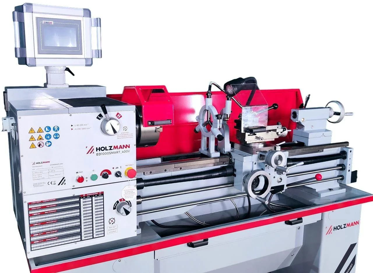 Токарный станок по металлу Holzmann ED1000SMART