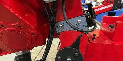 Полуавтоматическая ленточная пила по металлу Karmetal KSA 300x400