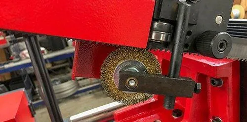 Полуавтоматическая ленточная пила по металлу Karmetal KSA 300x400