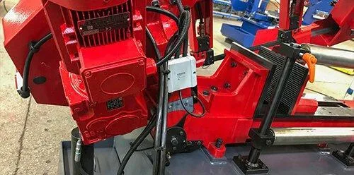 Полуавтоматическая ленточная пила по металлу Karmetal KSA 300x400
