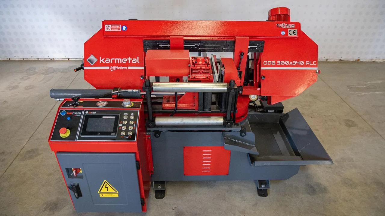 Автоматическая ленточная пила по металлу Karmetal ODG 300x340 PLC