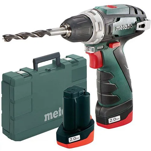 Акумуляторний дриль-шуруповерт Metabo PowerMaxx BS Basic у кейсі