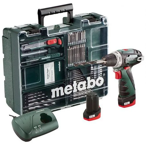 Акумуляторний дриль-шуруповерт Metabo PowerMaxx BS Basic Mobile Workshop
