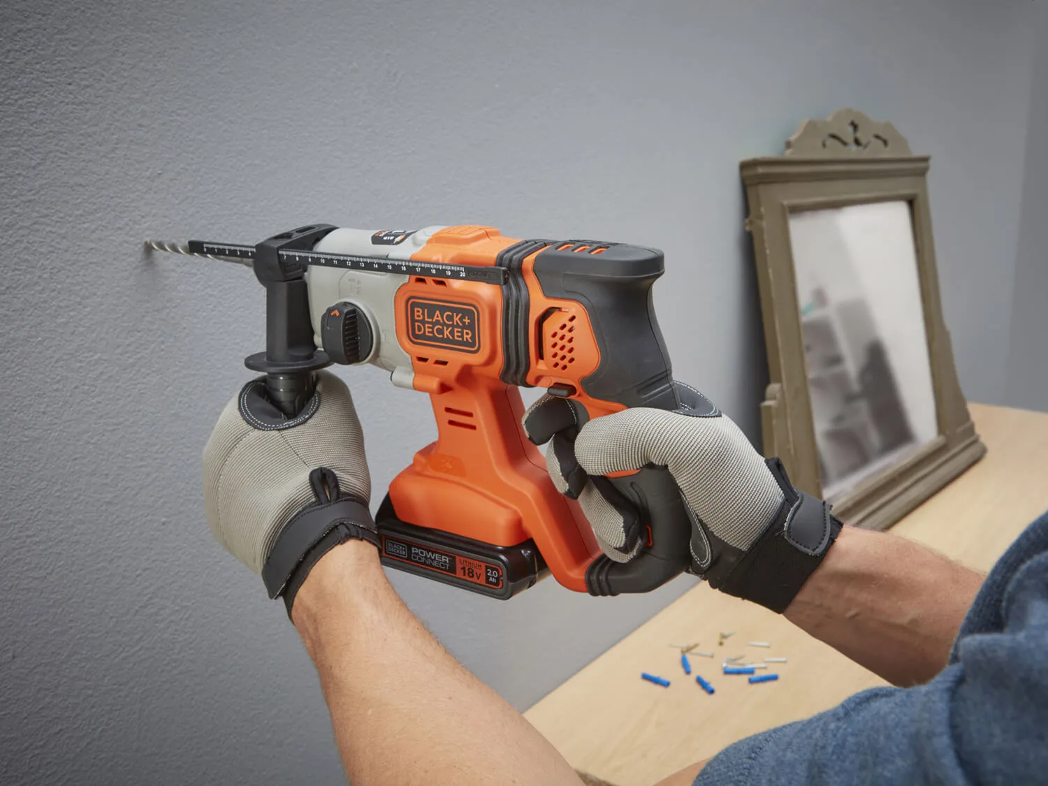 Перфоратор акумуляторний BLACK+DECKER BCD900D1S