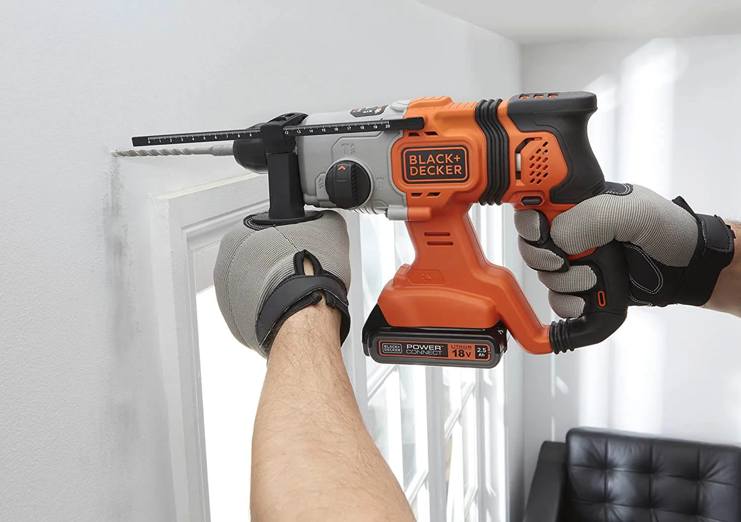 Перфоратор акумуляторний BLACK+DECKER BCD900E2K