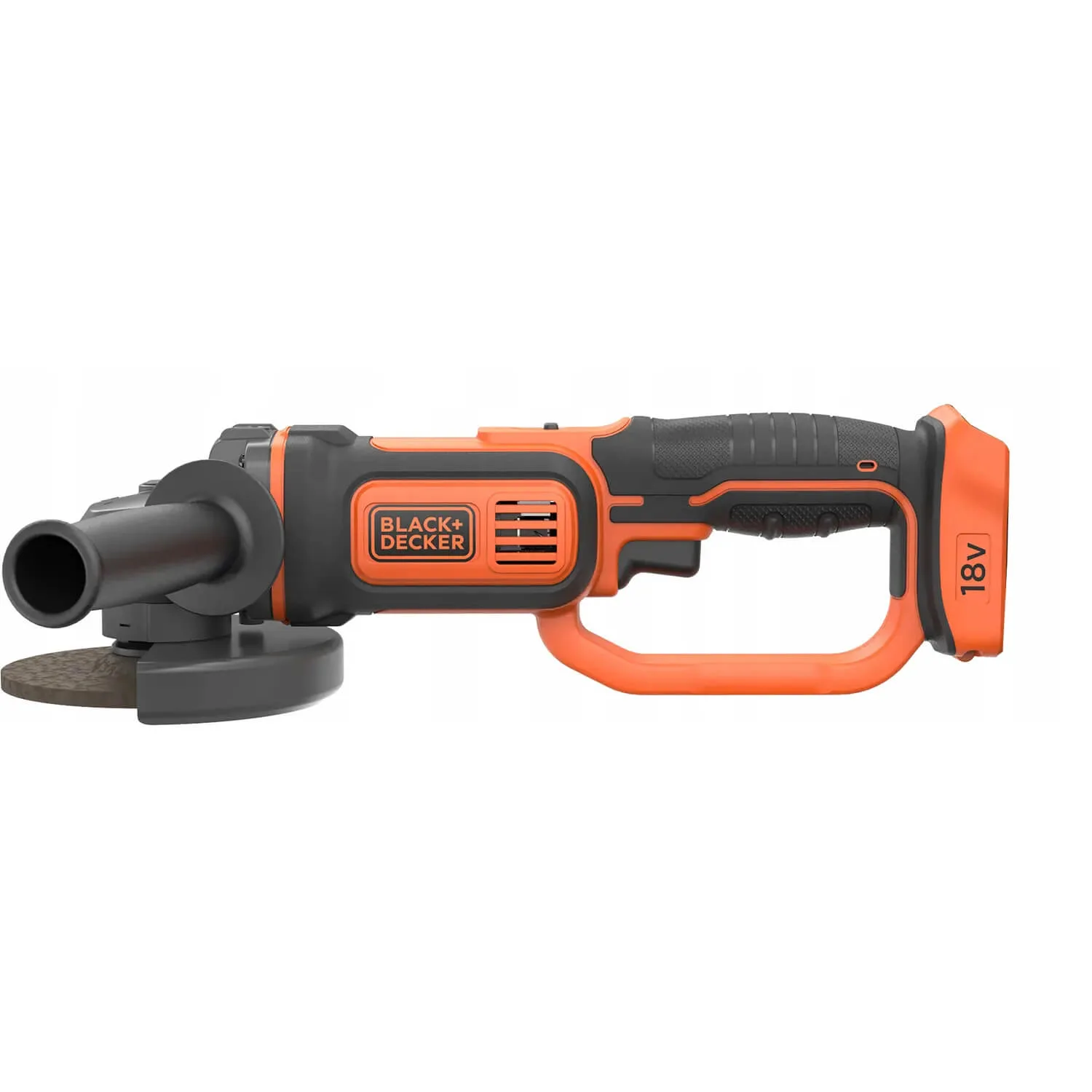 Угловая шлифовальная машина - аккумуляторная болгарка BLACK+DECKER BCG720N