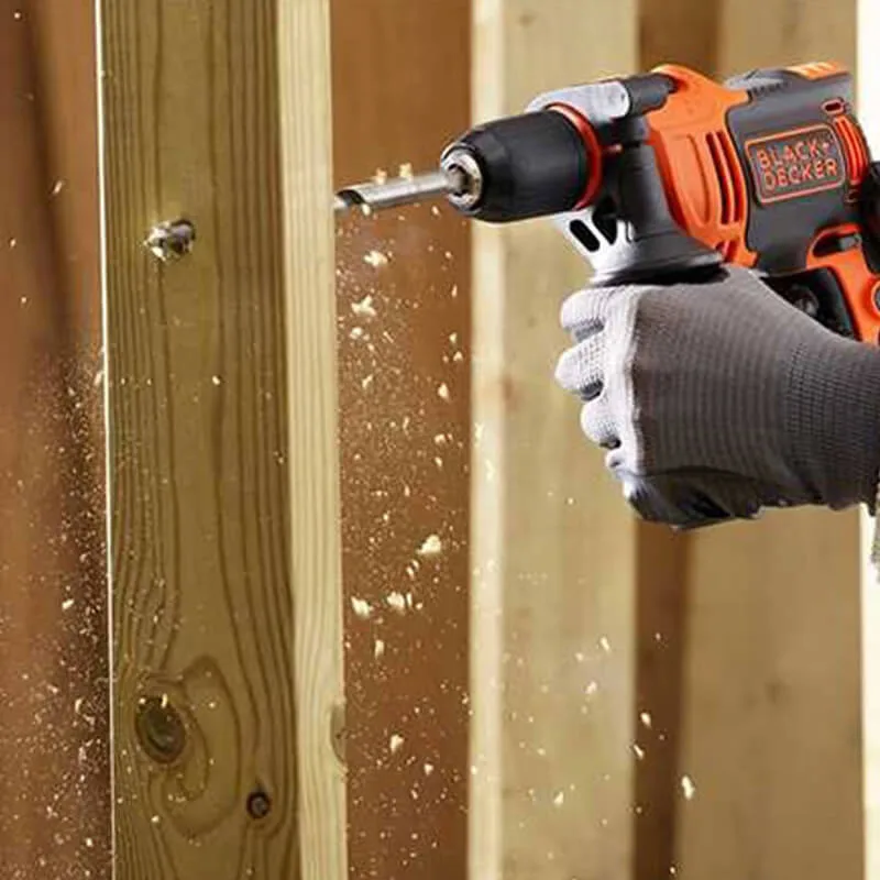 Дрель ударная сетевая BLACK+DECKER BEH550