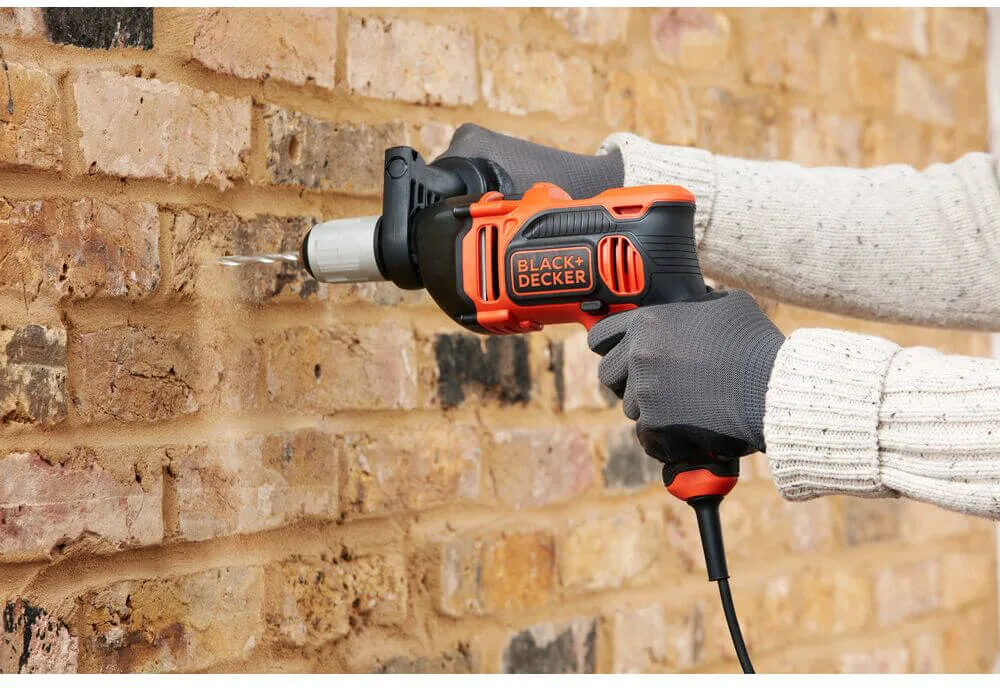 Дриль мережевий ударний BLACK+DECKER BEH850