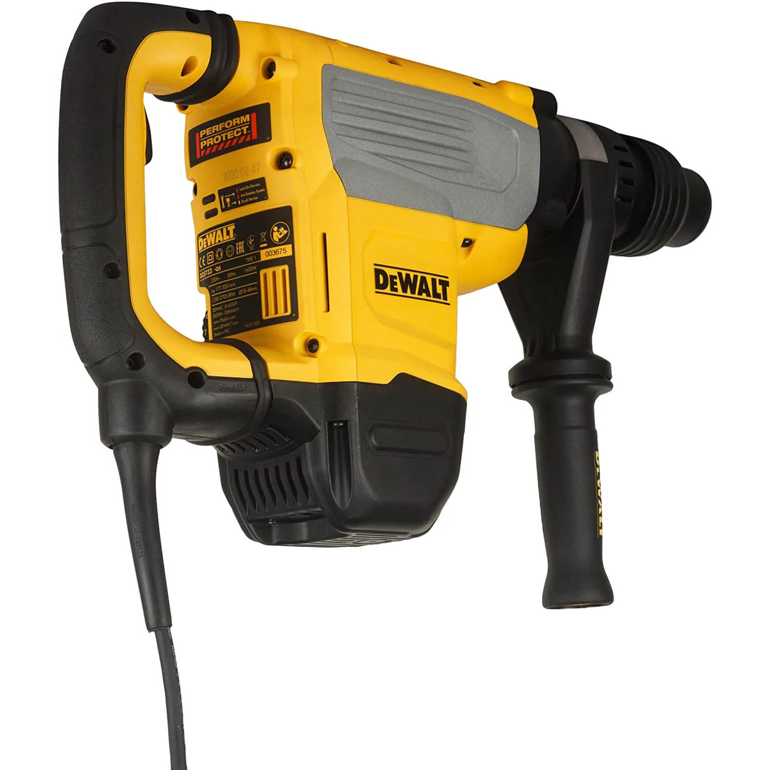 Сетевой перфоратор SDS-MAX DeWALT D25733K