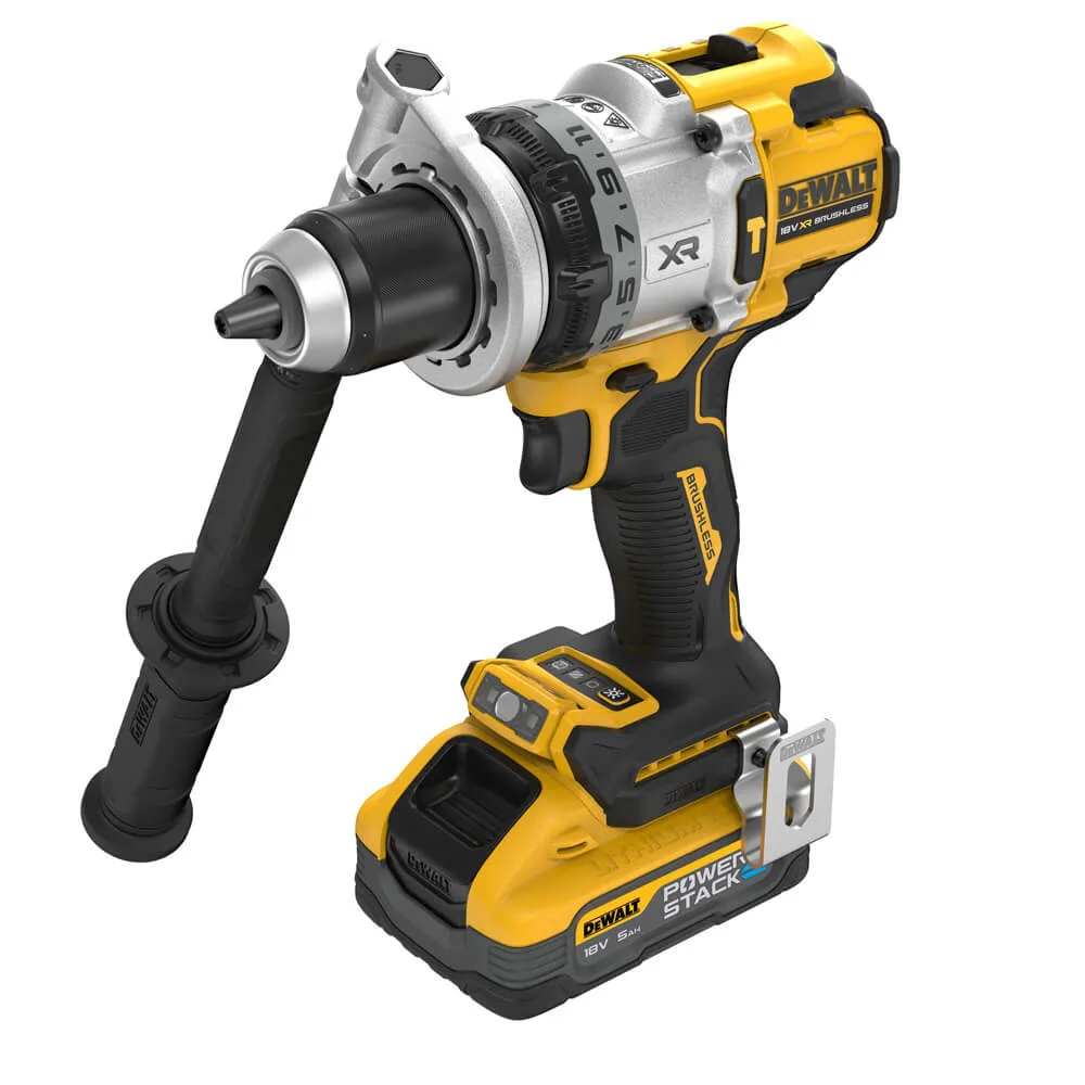Аккумуляторный бесщеточный ударный дрель-шуруповерт DeWALT DCD1007H2T