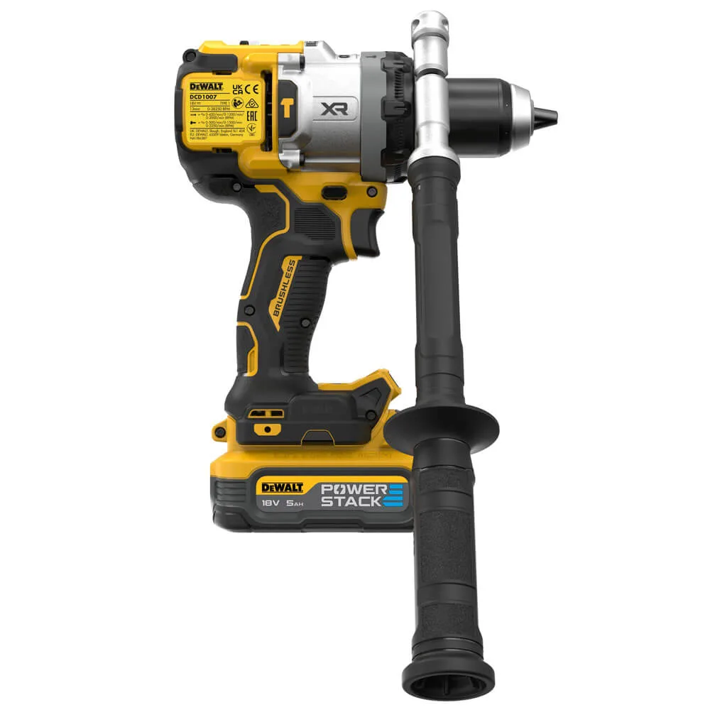 Аккумуляторный бесщеточный ударный дрель-шуруповерт DeWALT DCD1007H2T